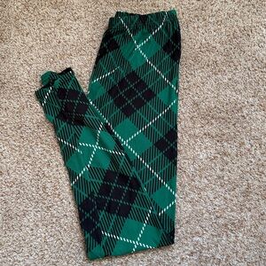 Two left feet St Patrick’s Day leggings, S/M
